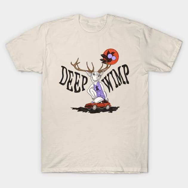 Deep Wimp Deer T-Shirt by katemelvin